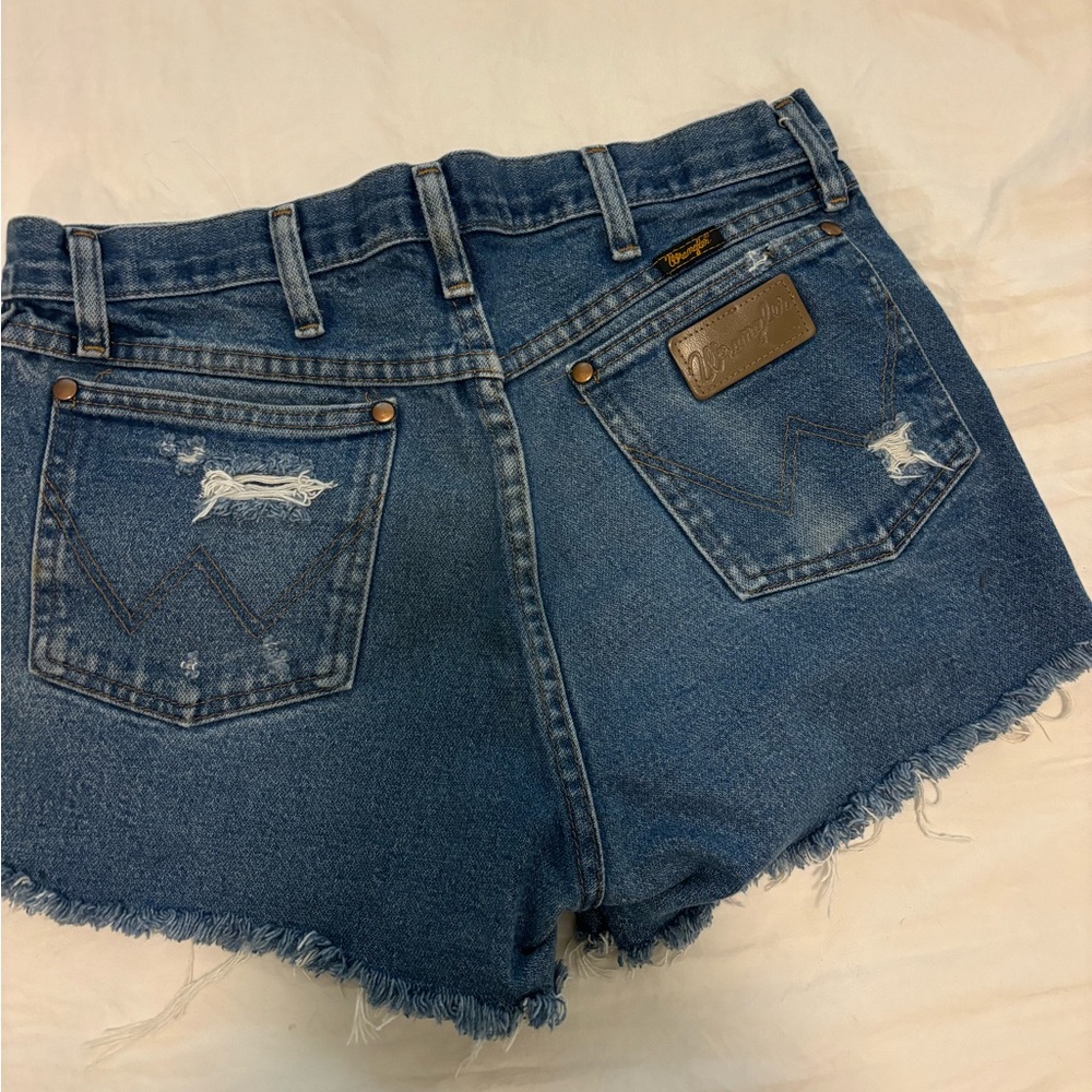 Vintage wrangler denim shorts